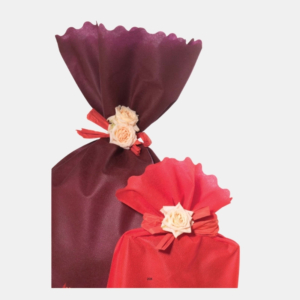 sacchetto in tessuto non tessuto TNT per panettone, abbigliamento, regalo