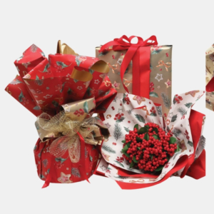 carta regalo natalizia incarto panettone