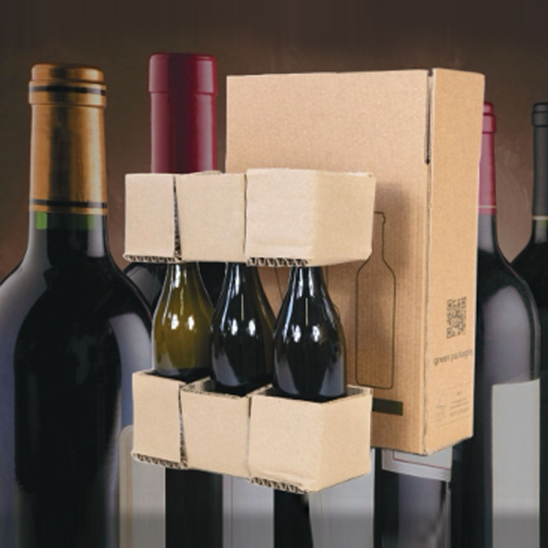 Scatola sostenibile per spedizione 3 e 6 bottiglie