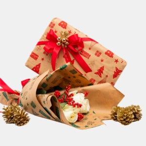 rotolo carta natalizia alpine