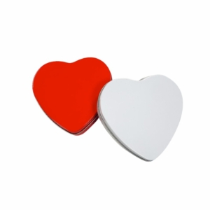 scatola latta cuore