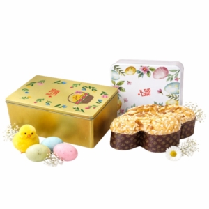 scatola in latta per colomba