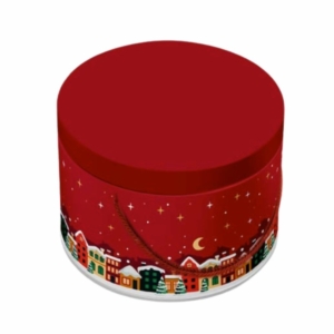 scatola in latta porta panettone